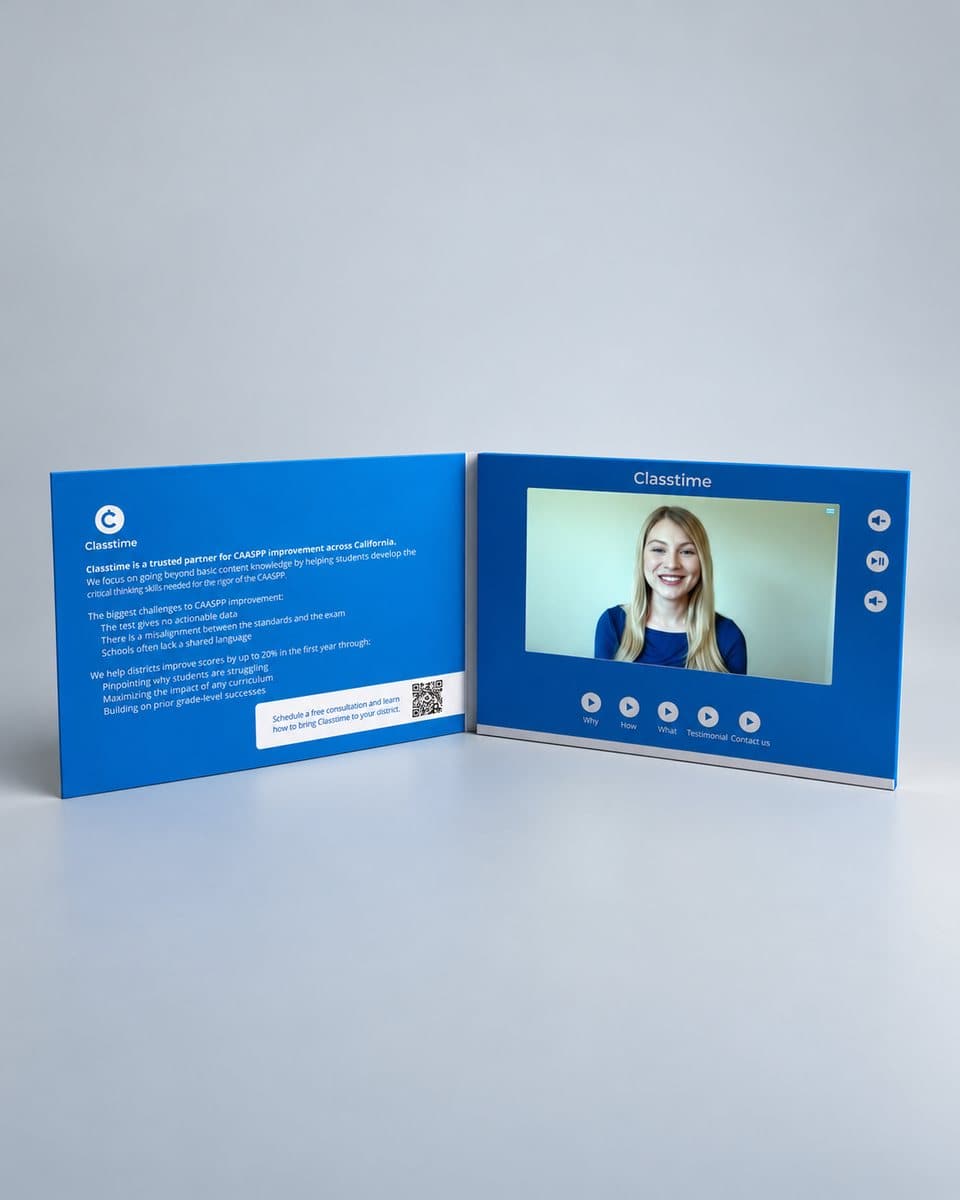 Dispositivo con video para Classtime